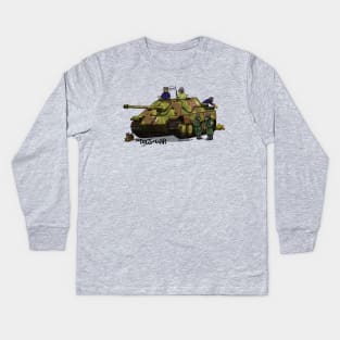 The Dogs of War: Jagdpanther Kids Long Sleeve T-Shirt